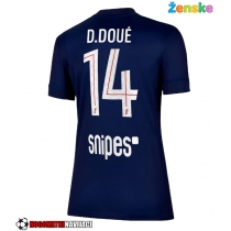 Ženske Nogometnih dresov Paris Saint-Germain Desire Doue #14 Domači 2025-26 Kratki rokavi